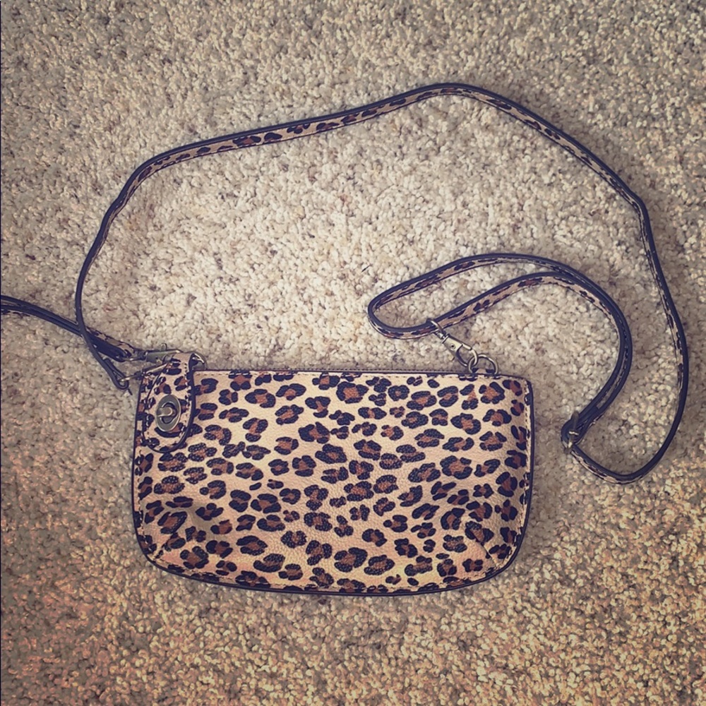 Mini Leopard Print Shoulder Bag